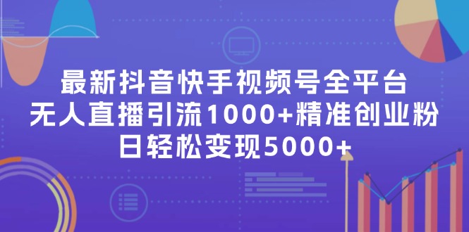 最新抖音快手视频号全平台无人直播引流1000+精准创业粉，日轻松变现5000+网赚项目-副业赚钱-互联网创业-资源整合羊师傅网赚