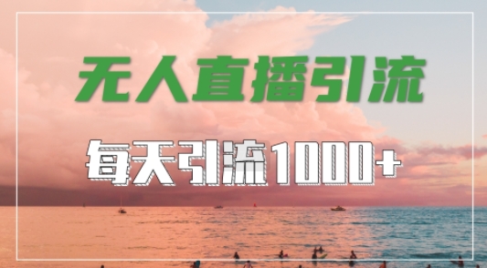 抖音快手视频号全平台通用，无人直播引流法，超暴力引流1000+高质量精准创业粉【揭秘】网赚项目-副业赚钱-互联网创业-资源整合羊师傅网赚