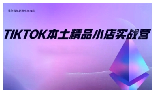 TikTok本土精品小店出海实战营，从入门到高阶，不止0-1!网赚项目-副业赚钱-互联网创业-资源整合羊师傅网赚