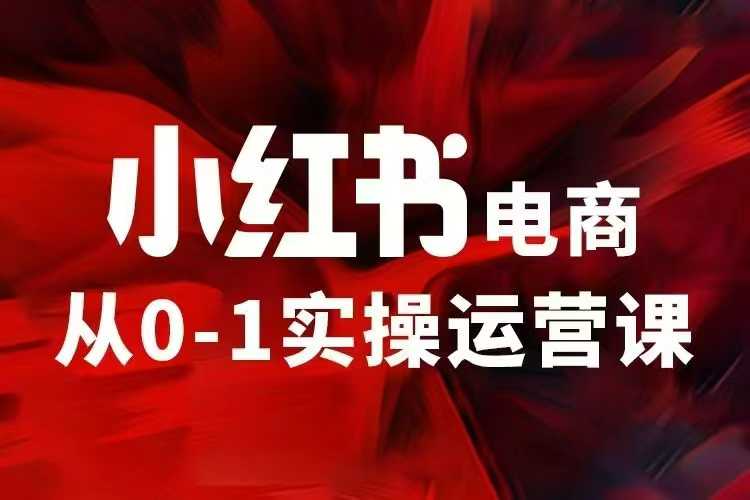 小红书电商运营，97节小红书vip内部课，带你实现小红书赚钱网赚项目-副业赚钱-互联网创业-资源整合羊师傅网赚