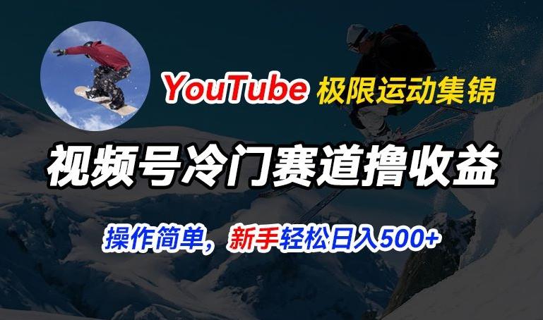 视频号冷门赛道撸收益，YouTube搬运极限运动集锦，暴力起号，操作简单流量高，轻松日入5张【揭秘】网赚项目-副业赚钱-互联网创业-资源整合羊师傅网赚