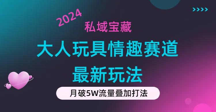 私域宝藏：大人玩具情趣赛道合规新玩法，零投入，私域超高流量成单率高网赚项目-副业赚钱-互联网创业-资源整合羊师傅网赚