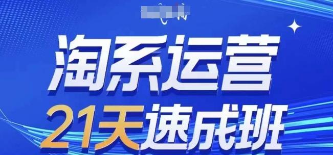 淘系运营21天速成班(更新24年7月)，0基础轻松搞定淘系运营，不做假把式网赚项目-副业赚钱-互联网创业-资源整合羊师傅网赚