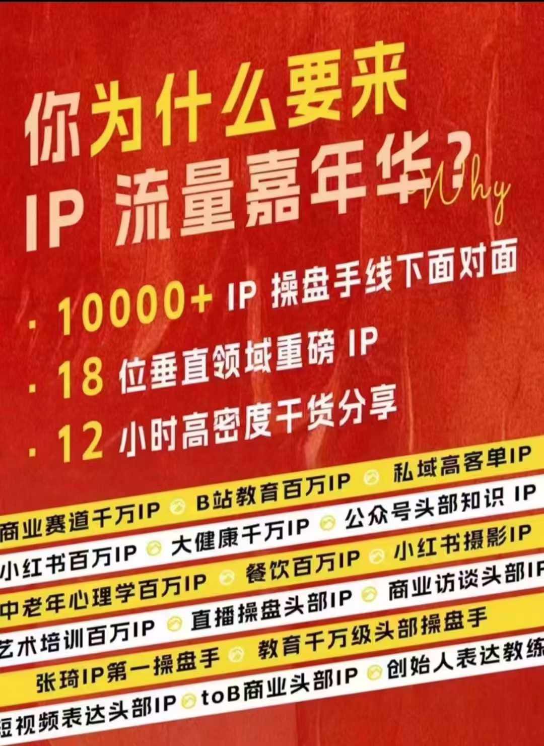 群响IP流量嘉年华，​现场视频+IP江湖2024典藏版PPT网赚项目-副业赚钱-互联网创业-资源整合羊师傅网赚