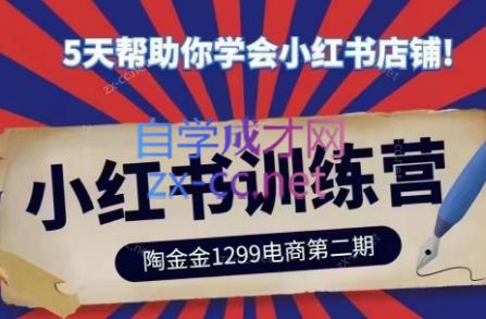 陶金金·小红书训练营(第二期)网赚项目-副业赚钱-互联网创业-资源整合羊师傅网赚